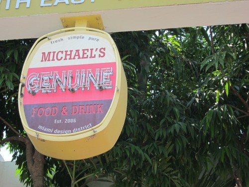 Michael's Genuine Food & Drink restaurant in Miami, Florida